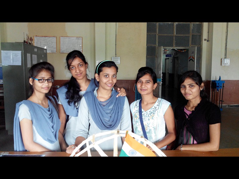Bridge Model Exhibition Of Civil Dept. in SDITS 